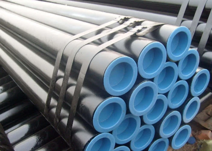 Pipe Fitting Weld black carbon steel Factory supply SMLS DIN ANSI API ASTM seamless pipe