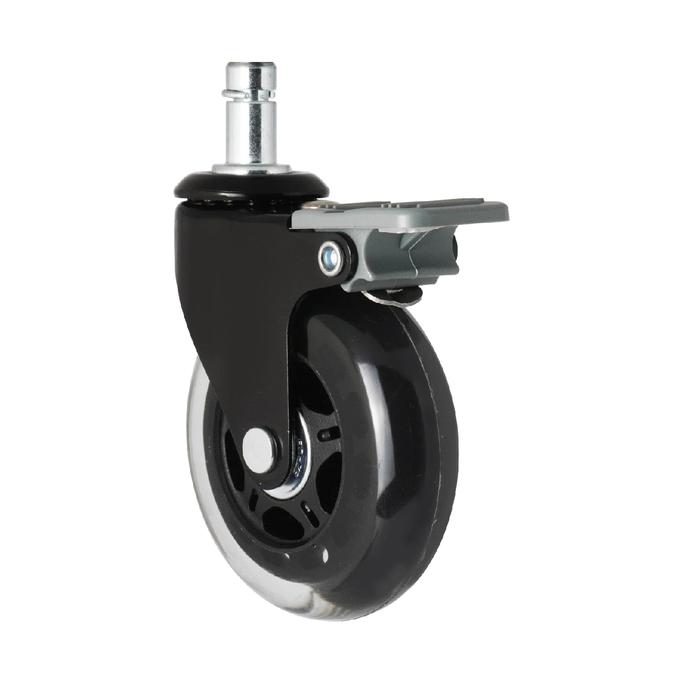 3 Inch Chair Caster with Front Brake Universal Fit For Office Chair