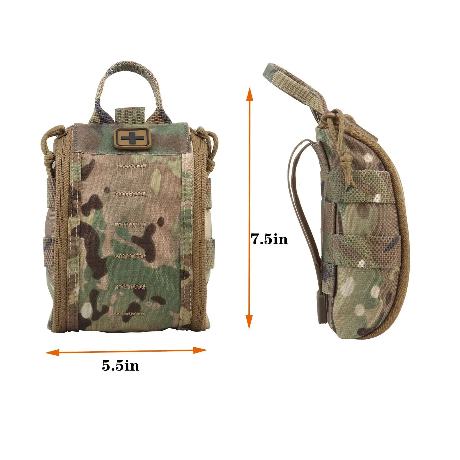Backpack Medical First Aid Kit Tactical Medic Kit Tactical Medical Small Emoty Pouch IFAK Wound Dressing Vent Chest Seal