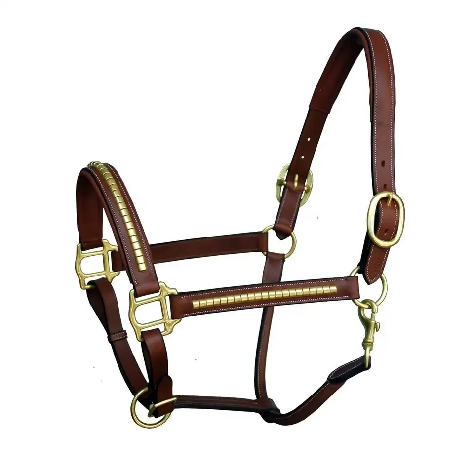 Конный халтер из натуральной кожи