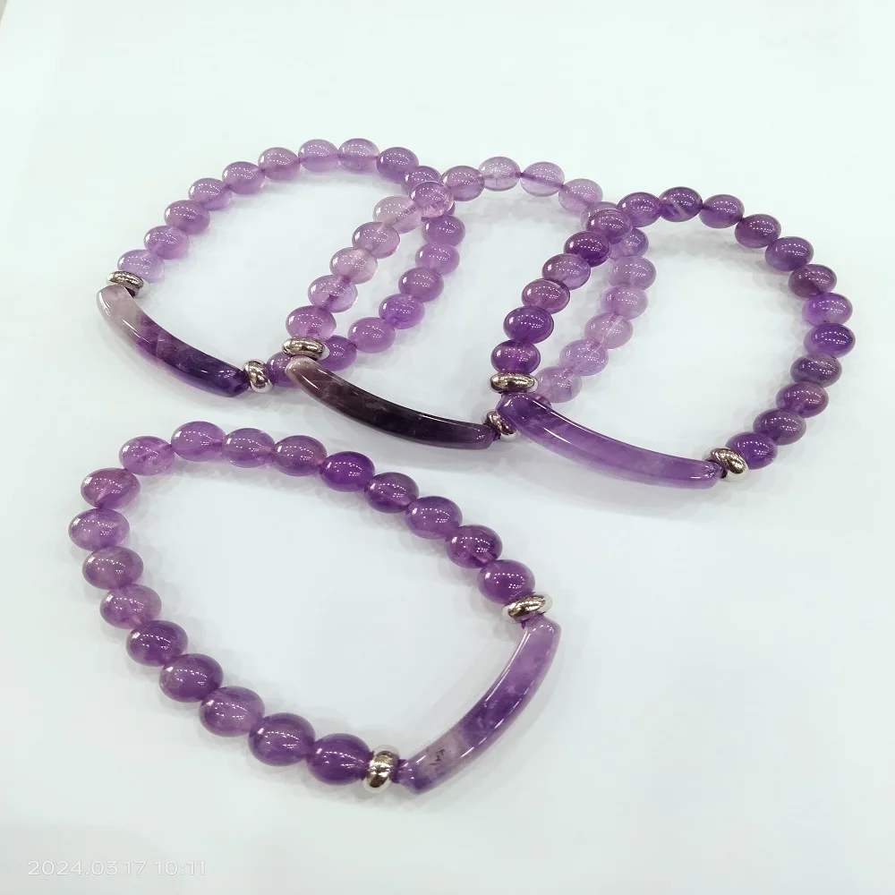 High quality amethyst Bracelet/reiki healing stone:couple bracelets:crystal bracelet:crafts:agate:gemstone:crystal ornament:gift