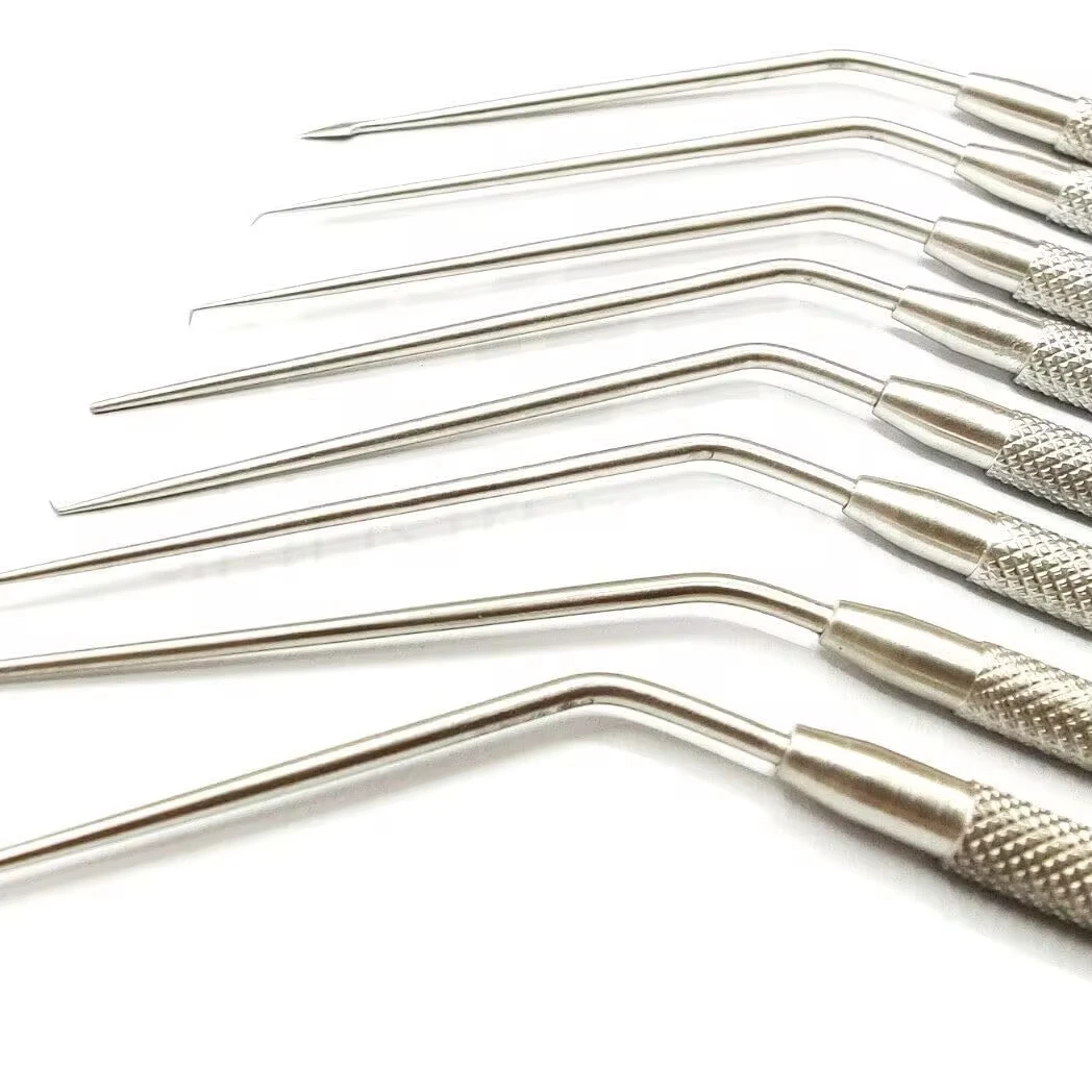 SCIENCE & SURGICAL MANUFACTURE SURGICAL INSTRUMENTS ENT STAPEDECTOMY INSTRUMENTS (SET OF 9)...