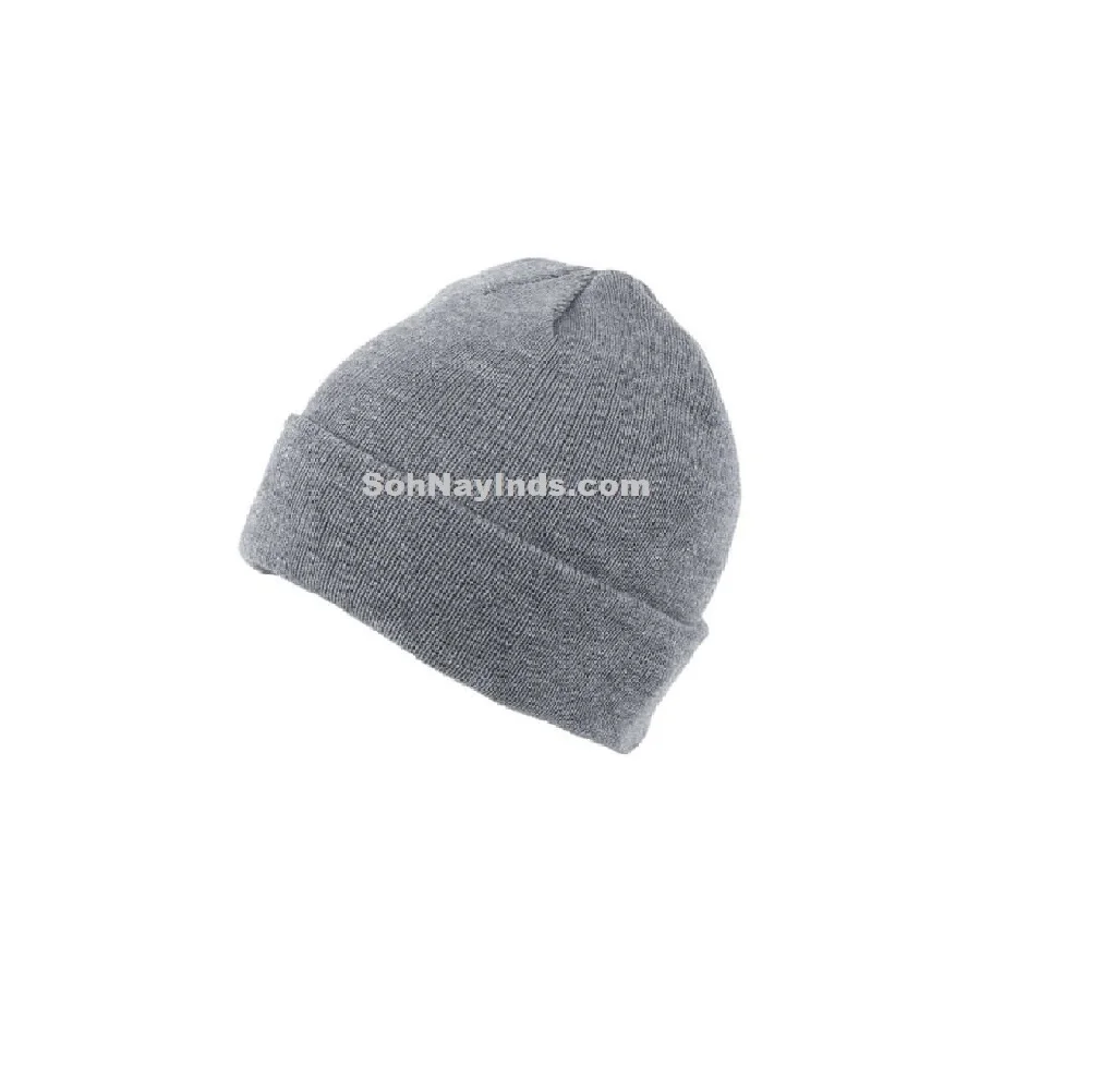 Beanie Custom Embroidery Patch Logo winter hats caps blue knit beanie Solid Colors and Custom Multiple Colors