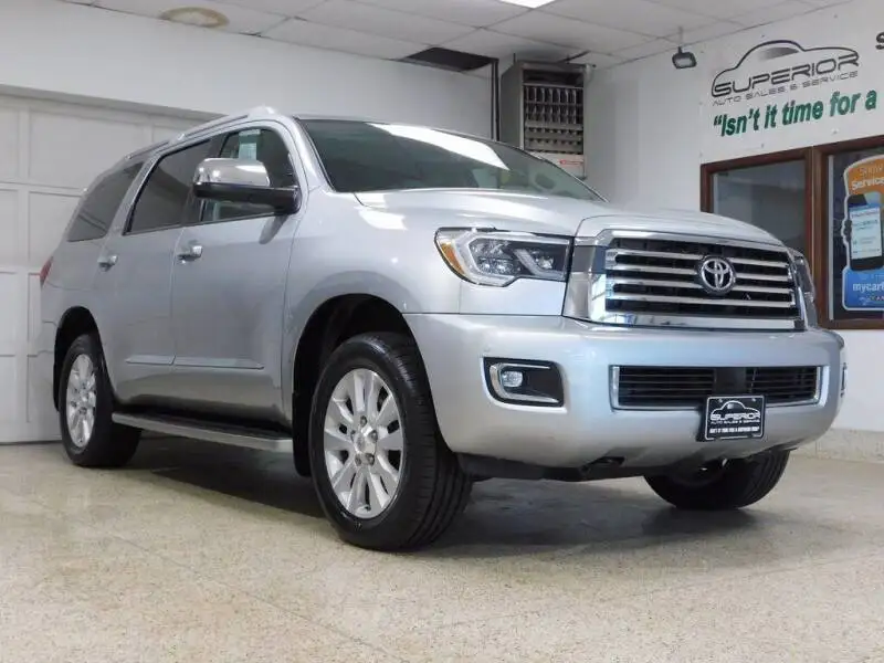 2020 Toyota Sequoia 4x4 Платиновый 4dr внедорожник бензиновый двигатель с турбонаддувом 8 л грузоподъемность левое рулевое управление подержанные автомобили для продажи