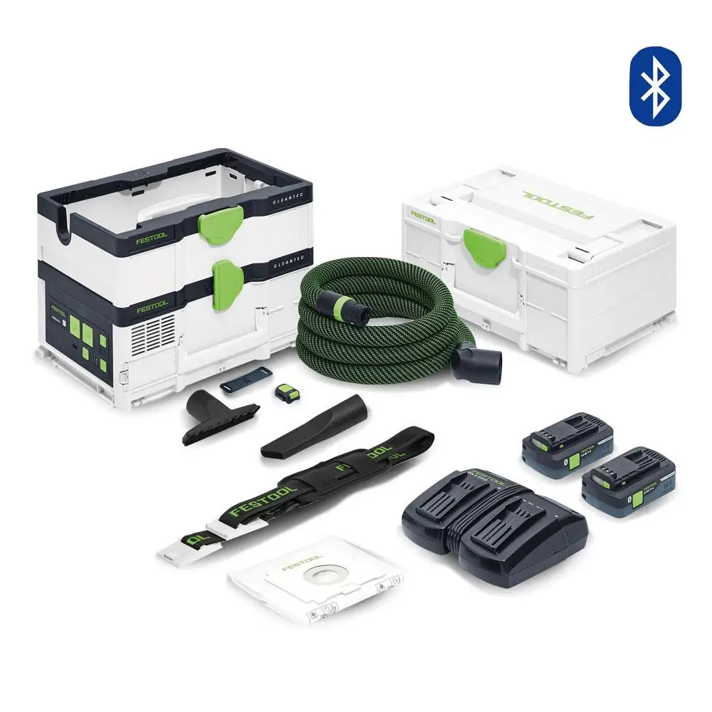 Festool CTMC SYS HPC 4,0 I-Plus 36V 4,0 ah (18V x 2) литий-ионный беспроводной мобильный пылеуловитель класса М