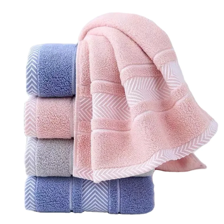Hot sale customized private label gift set soft hotel Pure cotton bath towels sets for home and hotel best quality cotton towels