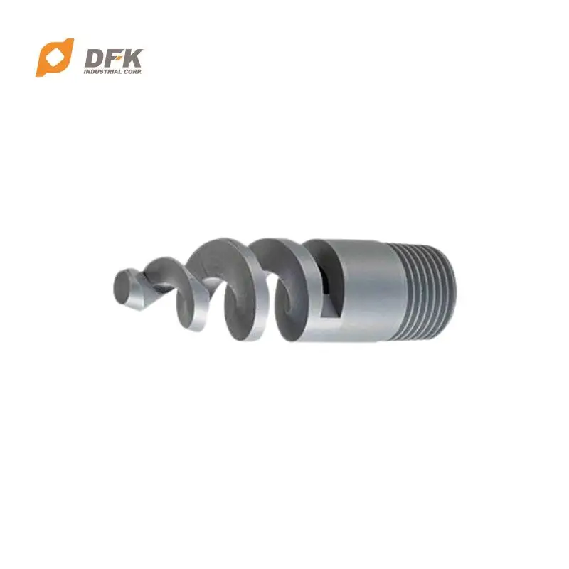 PEEK UPVC Clog-resistant Large Spray Angle Spiral Nozzle