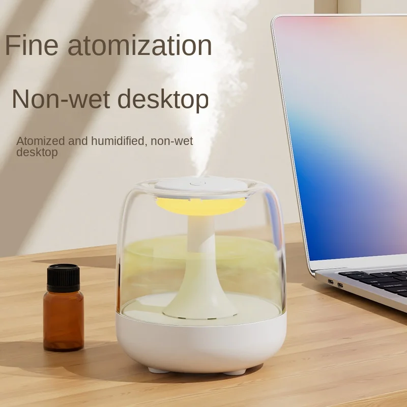 Luxury High Household USB large spray 440ml   7 color silent mini water lamp humidifier Aromatreatment diffuser