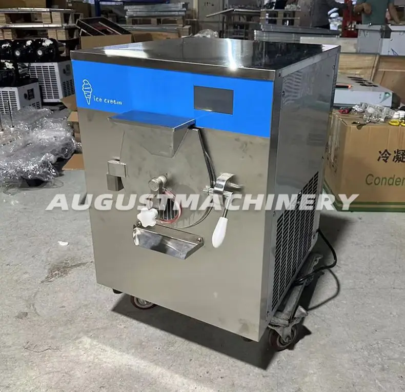 August Commercial Industrial italian ice cream pasteurizer batch freezer Maker hard ice cream machine price