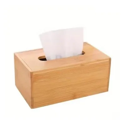 Premium Quality Rectangular Shaped Solid Wood Printed Tissue Box Attractive Design Highly Decorative Napkin Holder Box Trending