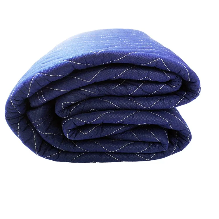 Premium Quality Cotton Moving Blanket Recycle Camp Non Woven Moving Blanket for Export from India