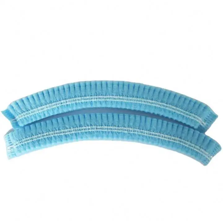 100pcs Disposable Hair Head Covers Net Bouffant Hats Kitchen Industrial