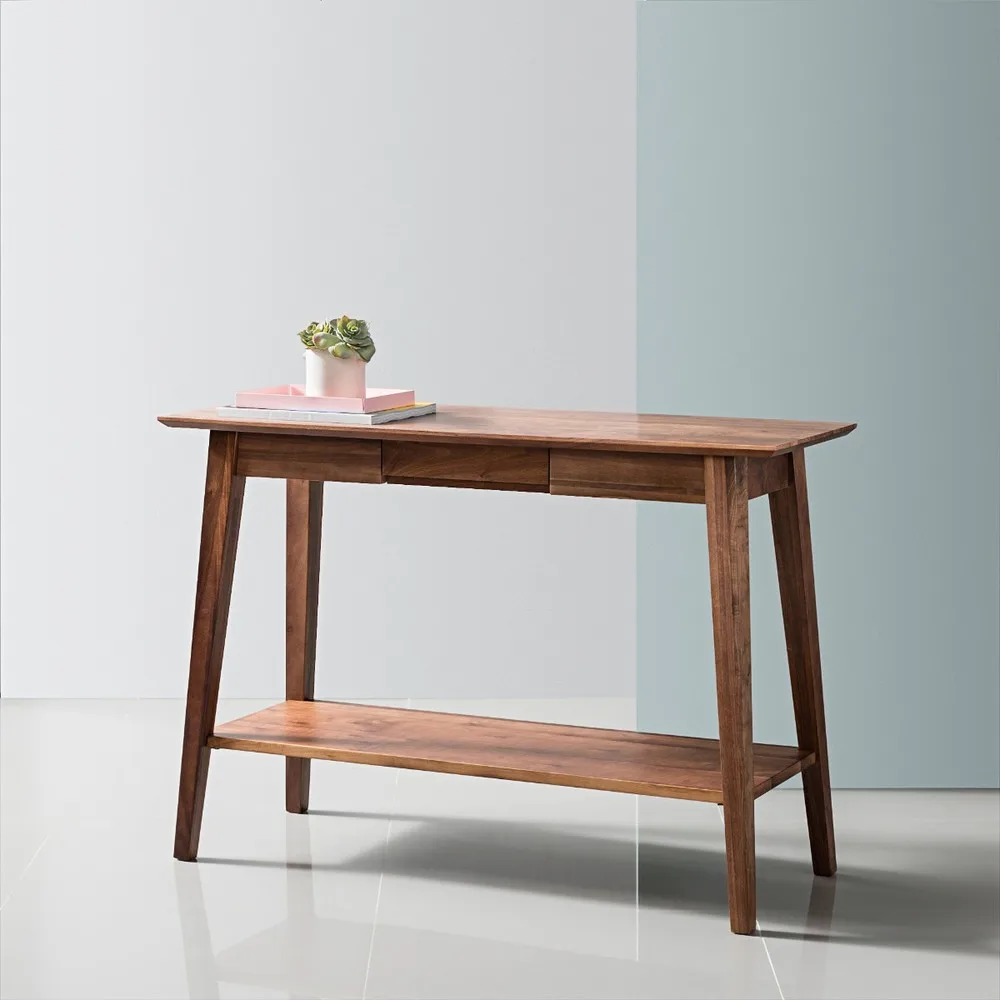 Modern Teak Wood Living Room Cabinet High Quality Solid Natural Color Furniture for Bedroom Hotel Apartment Use