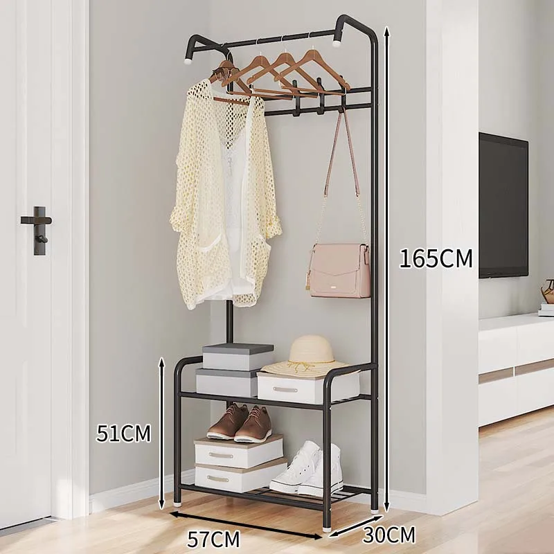 Household Clothing Rack Wholesale Doorway Shelf Heavy Duty Simple Shoes Clothes Rack