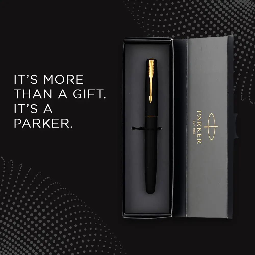 Customized Hot Selling High Quality Parker Mattel Black Fountain Pen GT for Gifting Ball Ballpoint Pen Personalized Ink Light