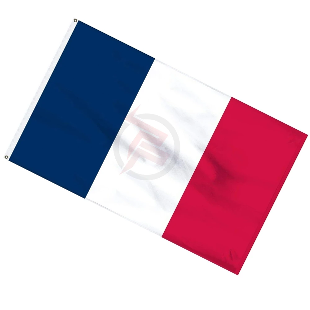France French Flag 3x5 House Banner Grommets Nylon Polyester Premium Fade Resistant France Flag For Football World Cup 2022