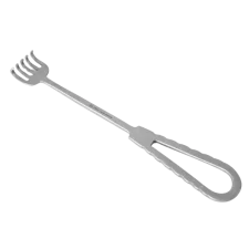 Pilling Volkmann Rake Retractor Blunt 4 Pronged High Quality Retractors Surgical Instruments Rake Hand Retractors