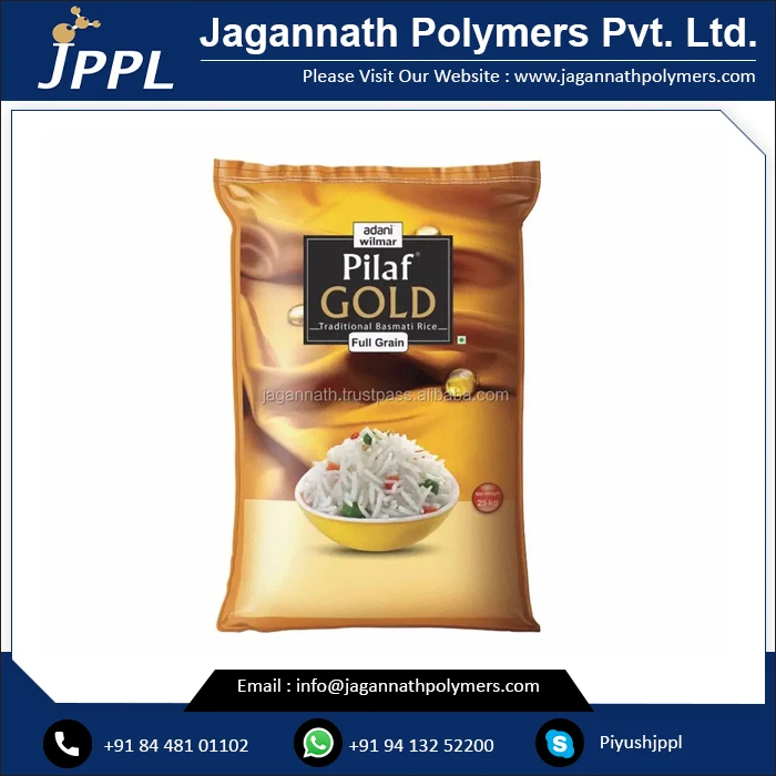 Laminate Both Side BOPP Film Printed High Quality Food Packaging Sacks