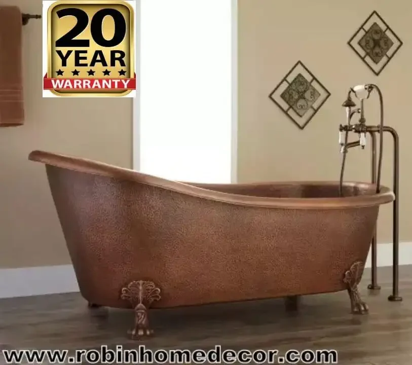 Copper Btah Tub High Selling Premium Quality Pure Luxury Copper Btah Tub Elegant For Home Hotel Bathroom Bathing Usage