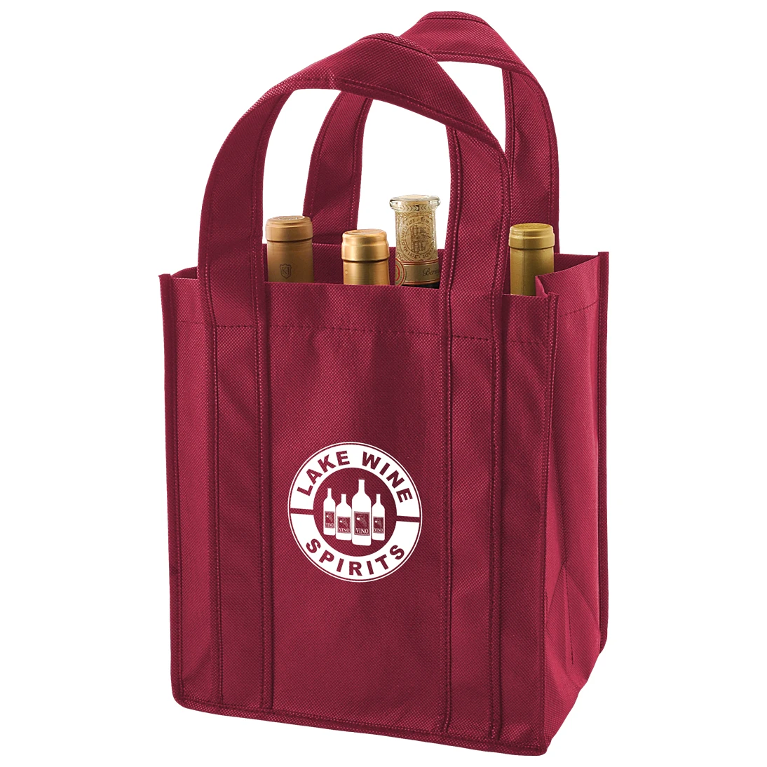 Reusable Premium Quality Wine Bottle Cover Set 2 4 5 bottles durable  Wine Bag Christmas decorations with low MOQ