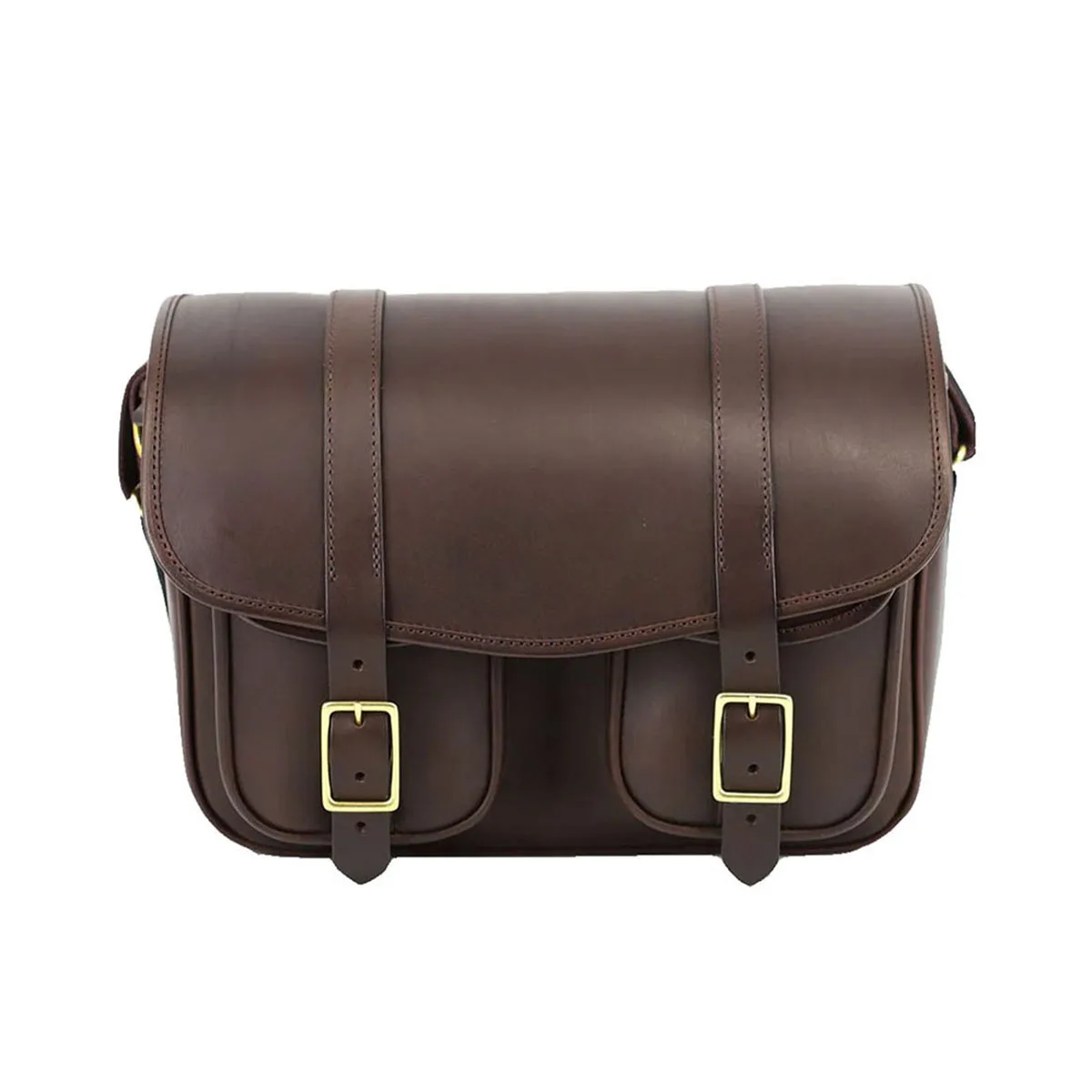 OEM Leather Cartridge Bag Buckle Closer Adjustable Shoulder Strap Customized Colour Leather Hunting & Shooting Bags