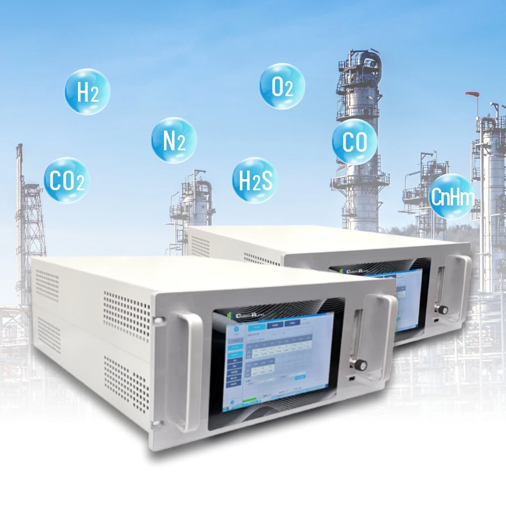 Laser Raman Spectroscopy Gas Analyzer Multigas Analyzer for N2, O2, H2, CL2, CH4, C2H6, C3H8, H2S etc.