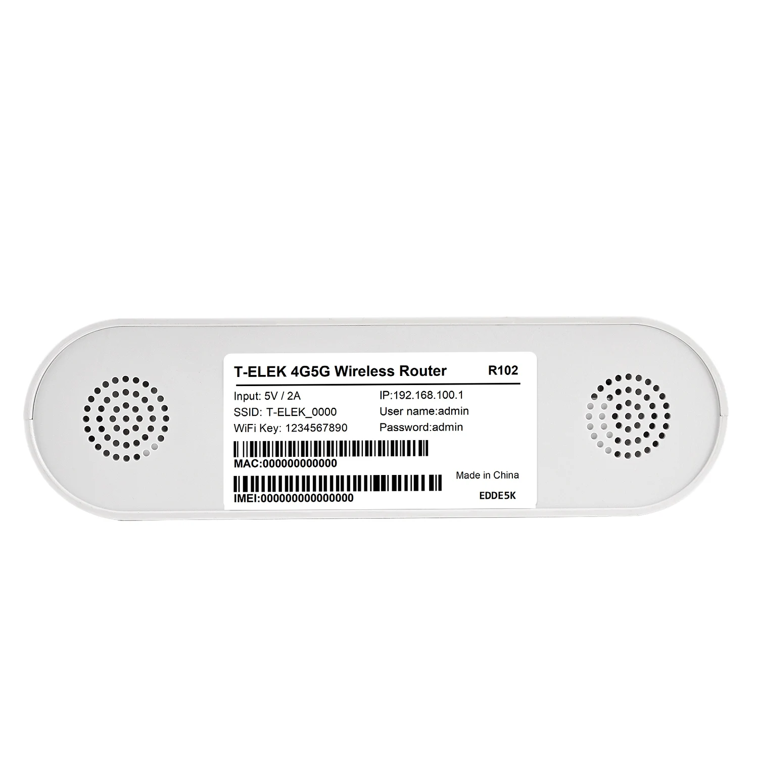 Wi-Fi модем T-elek R102 300 Мбит/с 4G LTE CPE 2 с аккумулятором 5000 мАч слот для Sim-карт большой диапазон домашнего использования
