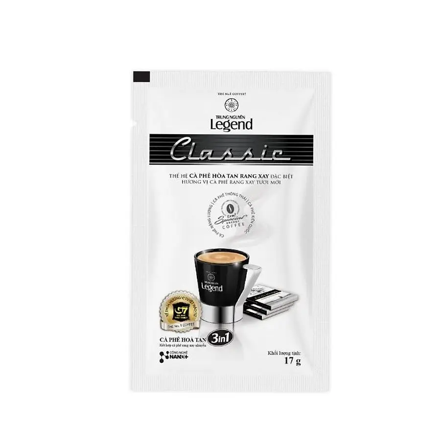 From Vietnam Instant Coffee - Legend Classic (Box 21 sticks) Luxury Box Standard Trung Nguyen Brand