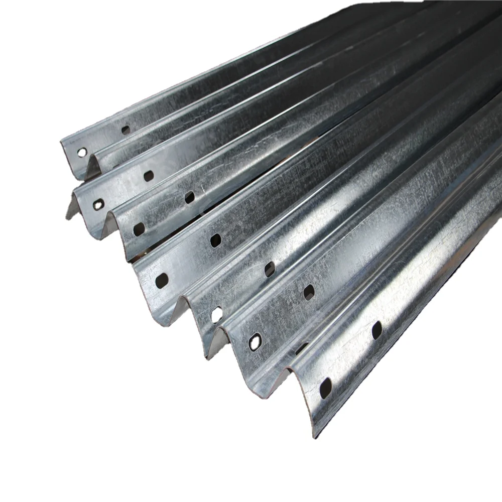 Customized Highway Guardrail W Beam Hot Dip Galvanized Traffic Crash Barrier for Road Safety Metal Parking Barrier Roadway Use