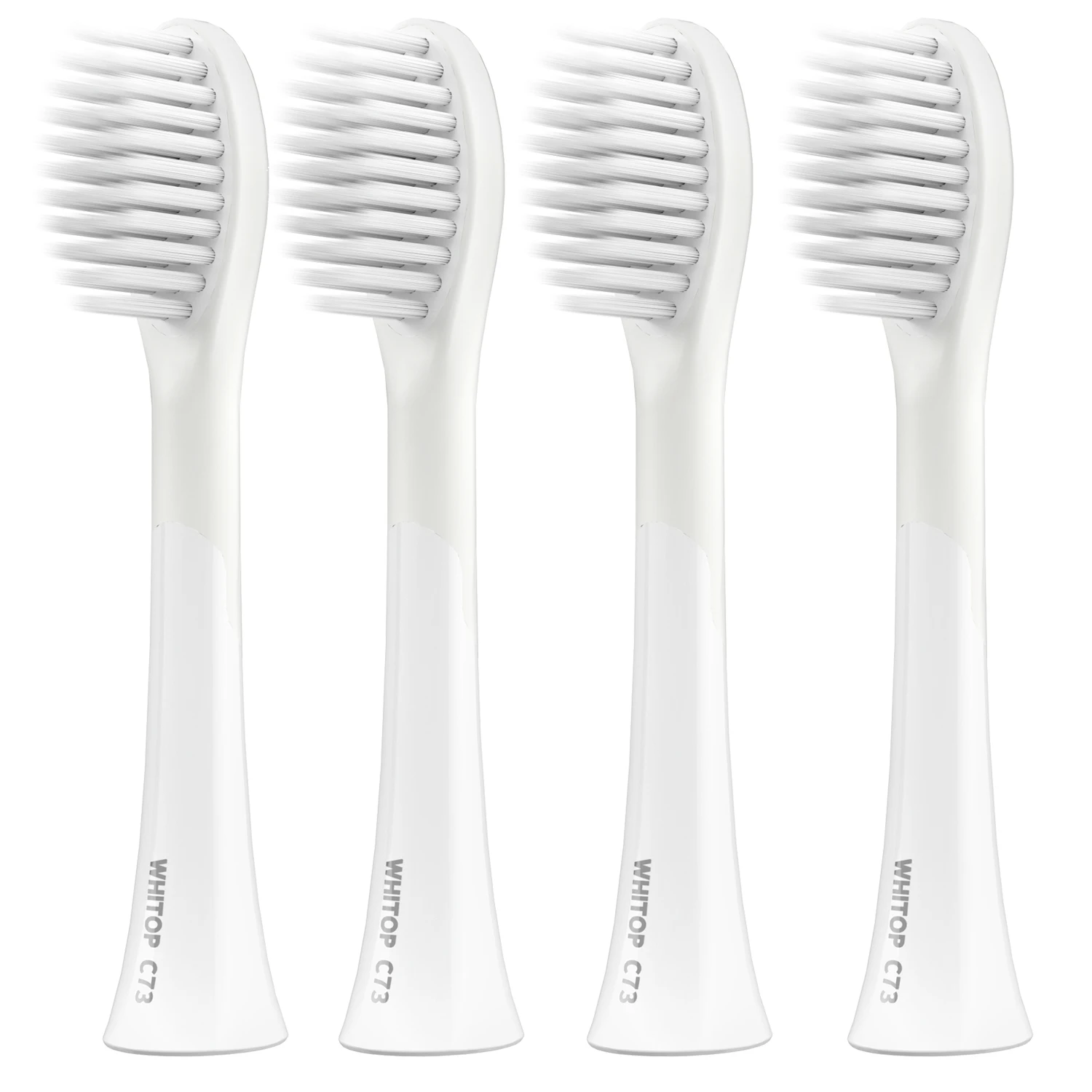 Сменные головки для электрической зубной щетки WHITOP для CD-01, CD-07, CD-09, очень мягкие щетинки, Овальный интерфейс, C73 белый