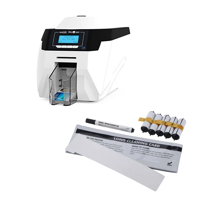 Magicard Rio/ Tango/ Avalon 3506-3920 Printer Cleaning Kit includes Long T-Cleaning Cards, Cleaning Pen , Rio Cleaning Rollers
