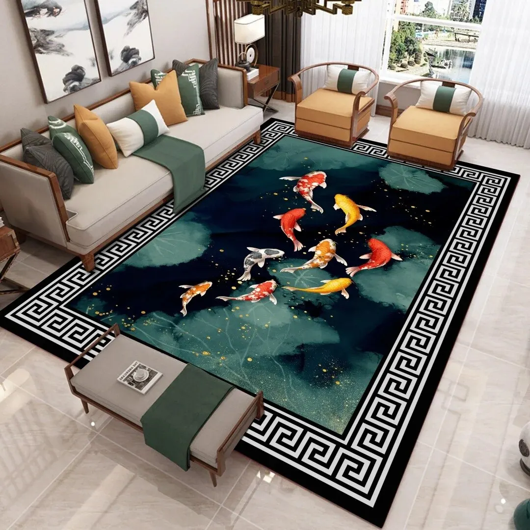 Modern Nordic 3D Butterfly Printed Carpet Living Room Sofa Coffee Table Light Luxury Carpet Family Rug