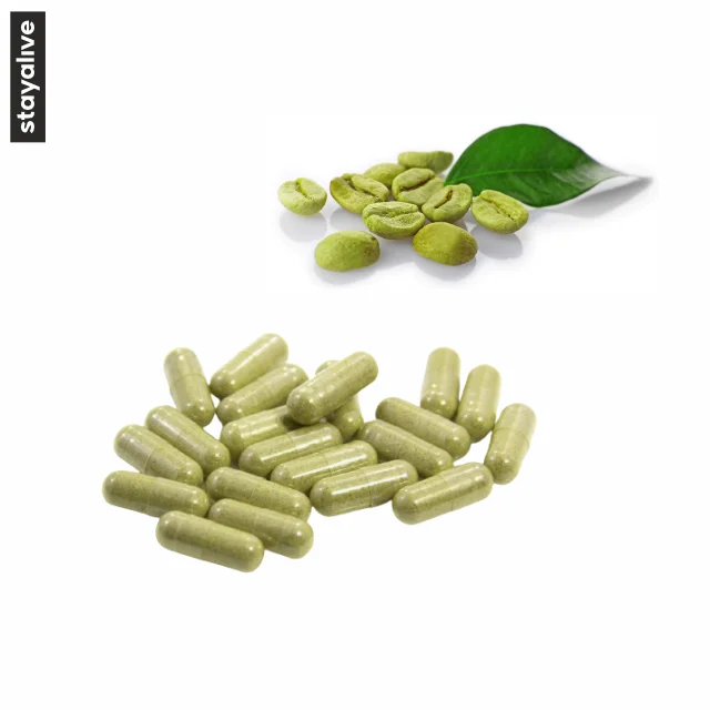 Herbal Supplement Green Coffee Bean Extract Capsules  | Herbal Capsules | Coffee Extract Capsules |