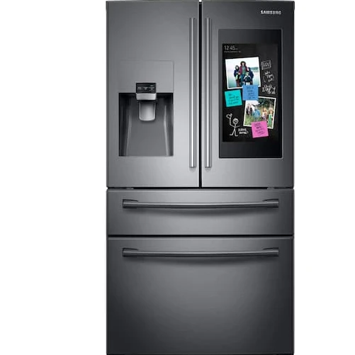Последний Новый 28 cu ft 4 двери французский дверной холодильник с сенсорным экраном 100% оригинальный