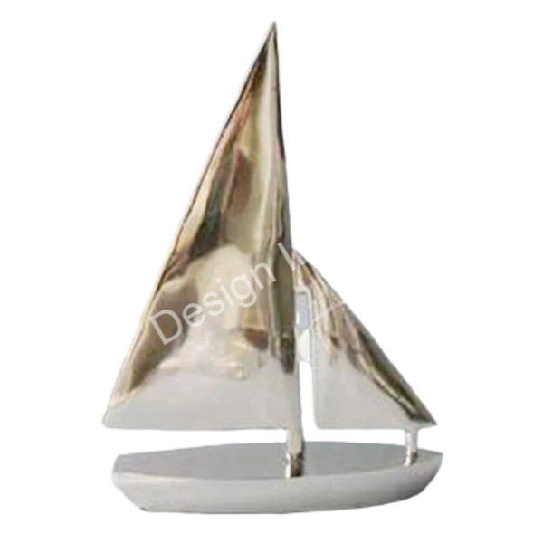 Buy Online Antique Sailboat Model Table Object Easy Movable Unique Logo Printed Cast Aluminium Yacht Table Accent From India