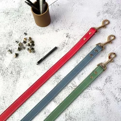 Leather Lead Rope Custom Dog Leash Leather Lead
