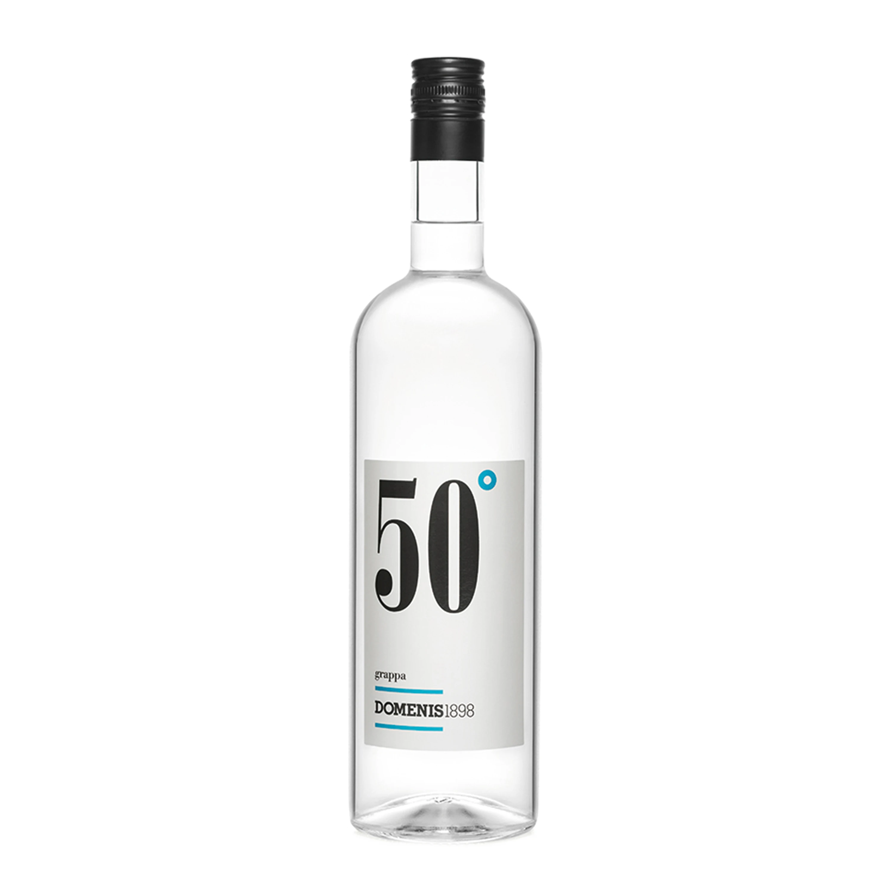 First Rate Italian Young Grappa 50 in 100 cl glass bottle