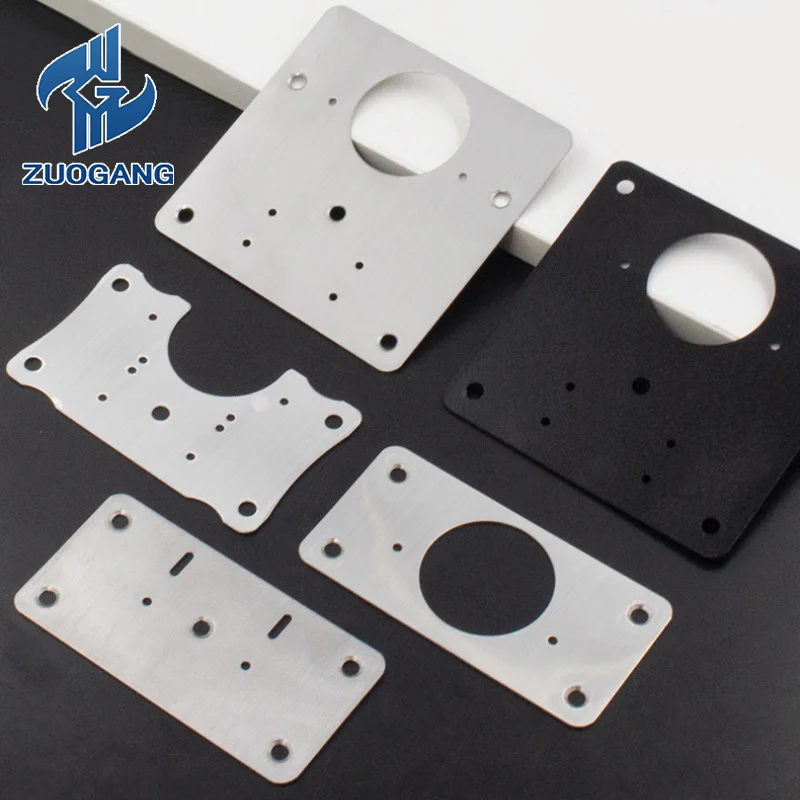 Zuo Gang Furniture Stainless Steel Hinge Side Mounting Repair Piece for Kitchen Cupboard Stainless Steel Hinge Repair Plates