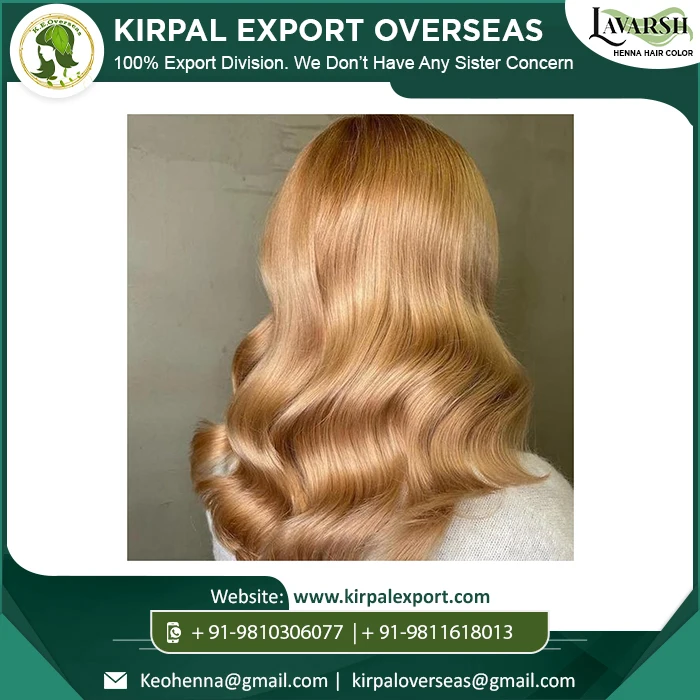 Honey, gold,& Buttery Toned Blonde Hair Herbal Golden Blonde Glossy Salon Use Hair Color Available For All Skin Types