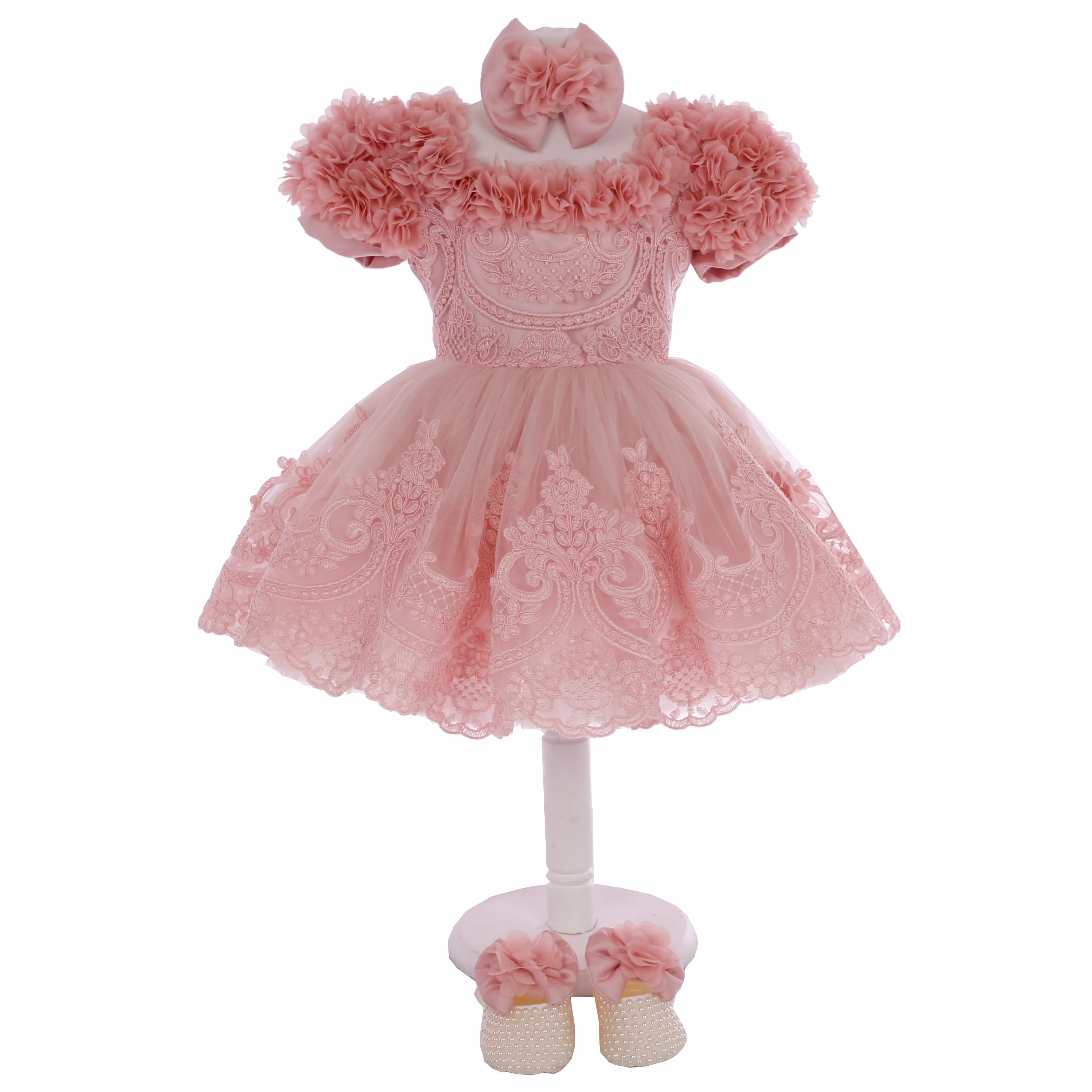 Modern Luxury Beautiful Design Party Wedding Girls Dresses Summer Girls Baby Dress Clothes Birthday Custom High Quality Clothing