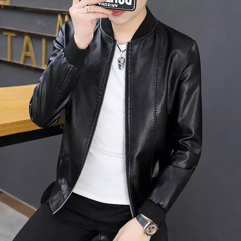 Custom 2024 Spring Summer Original Design Motorcycle Leather Coat Leather Pu Leather Coat Set Ladies Winter Jackets Manufacturer