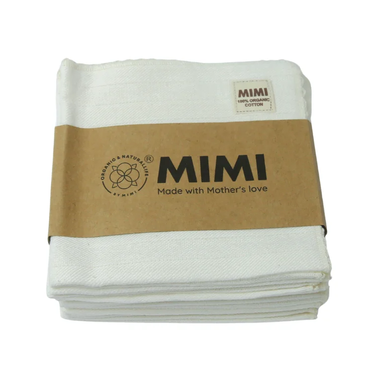 Набор из 5 мочалок, муслиновая Ткань, 100% органический хлопок, высокое качество от вьетнамского производителя, высококачественный продукт