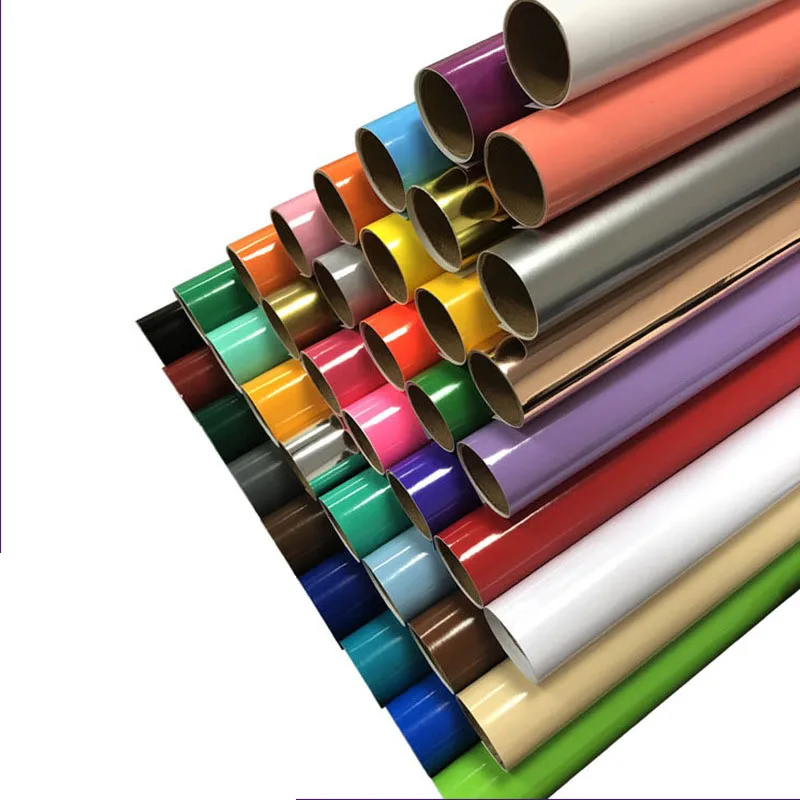 Supplier color cutting adhesive vinyl colorful cutting sticker vinyl roll self adhesive vinyl for cricut
