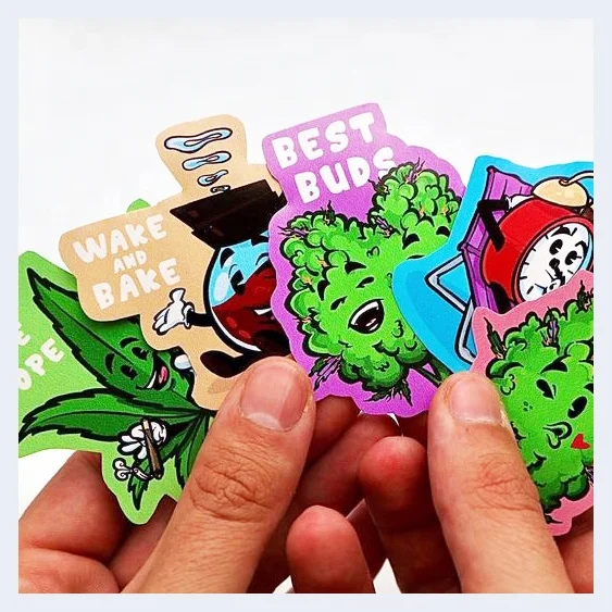 Weed Smoking Stickers  Vinyl Stickers for Laptop Car Skateboard Luggage Hydroflasks Phone Guitar DIY Graffiti Stickers