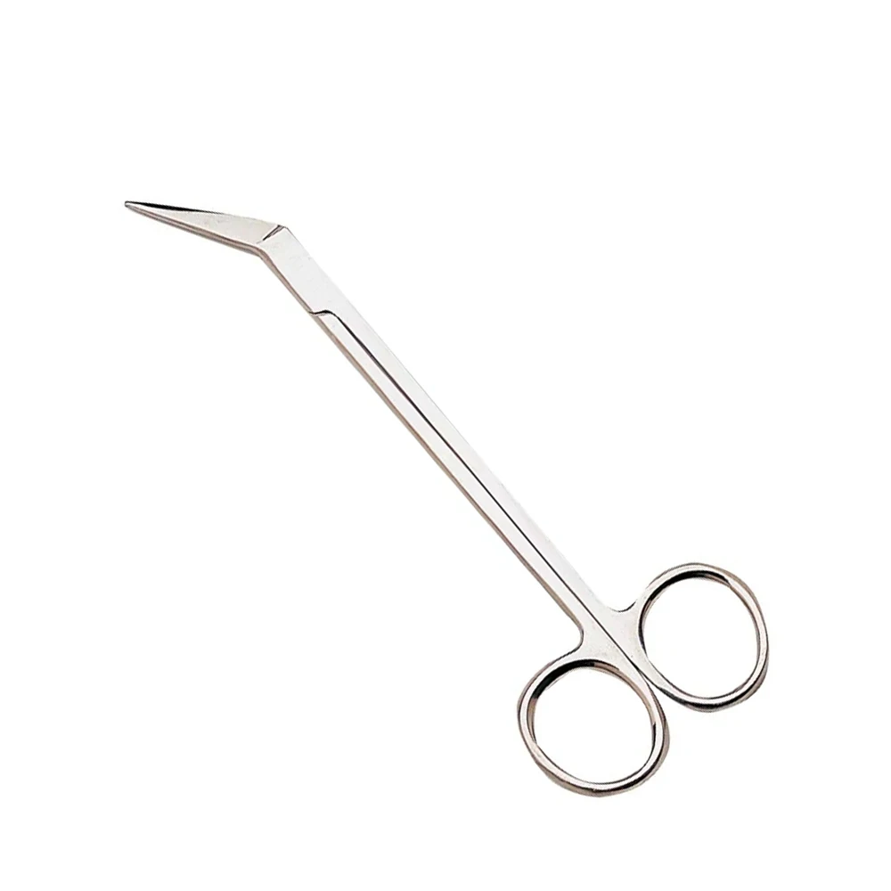 Dental Tissue Dissecting Suture Lab Scissor urgical Gum Tissue Scissors Serrated T/C Locklin Scissor 16.5cm