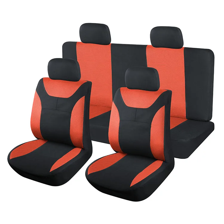 Best selling classic 9-piece polyester car seat cover dirt resistant seat cover