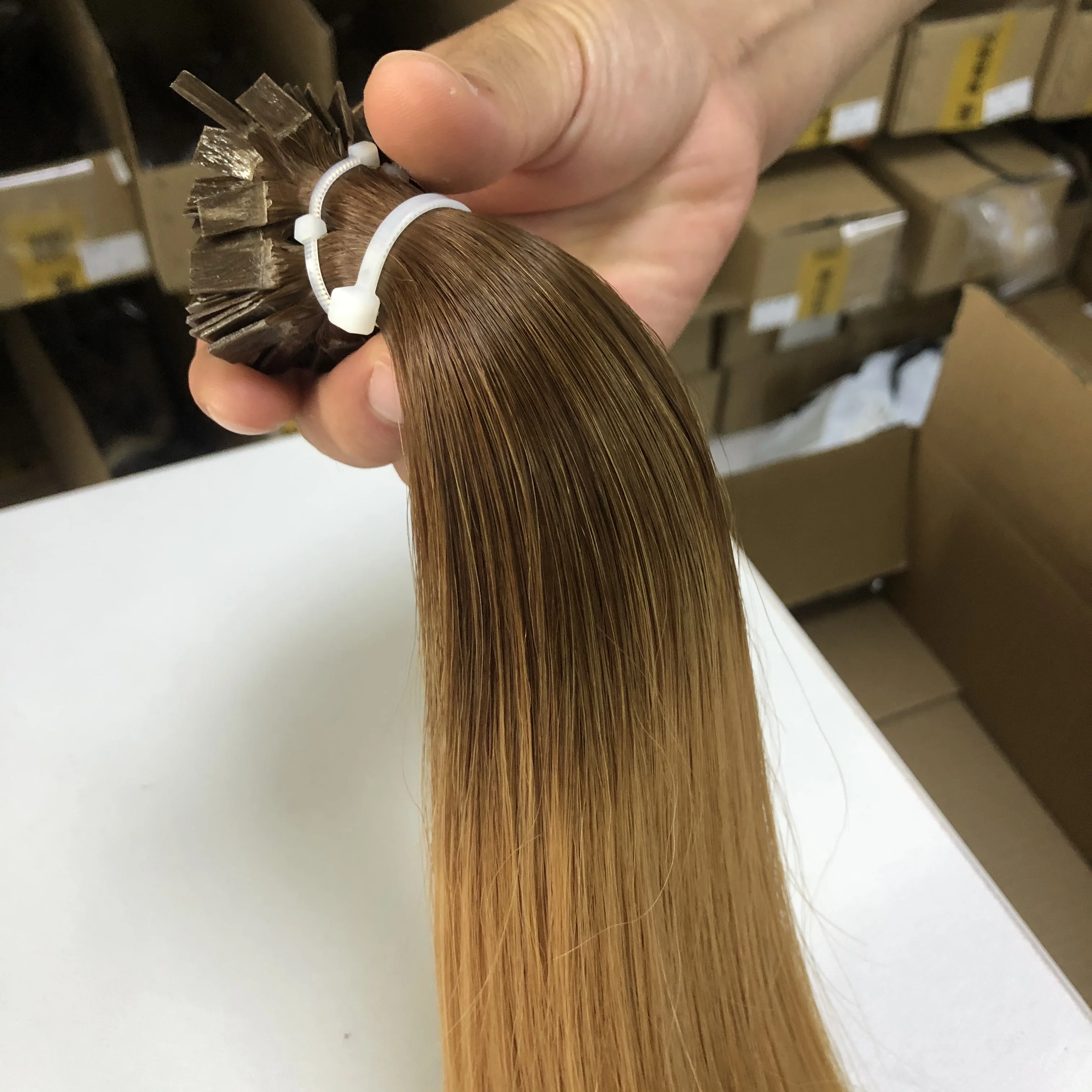 Застенчивые волосы Remy 100 г/упаковка 14-30
