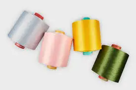 150 Meter Roto Dyed High Tenacity Lurex Yarn Fancy Filament Embroidery Yarn with Metallic Lichi Lure Fishing Creative Projects