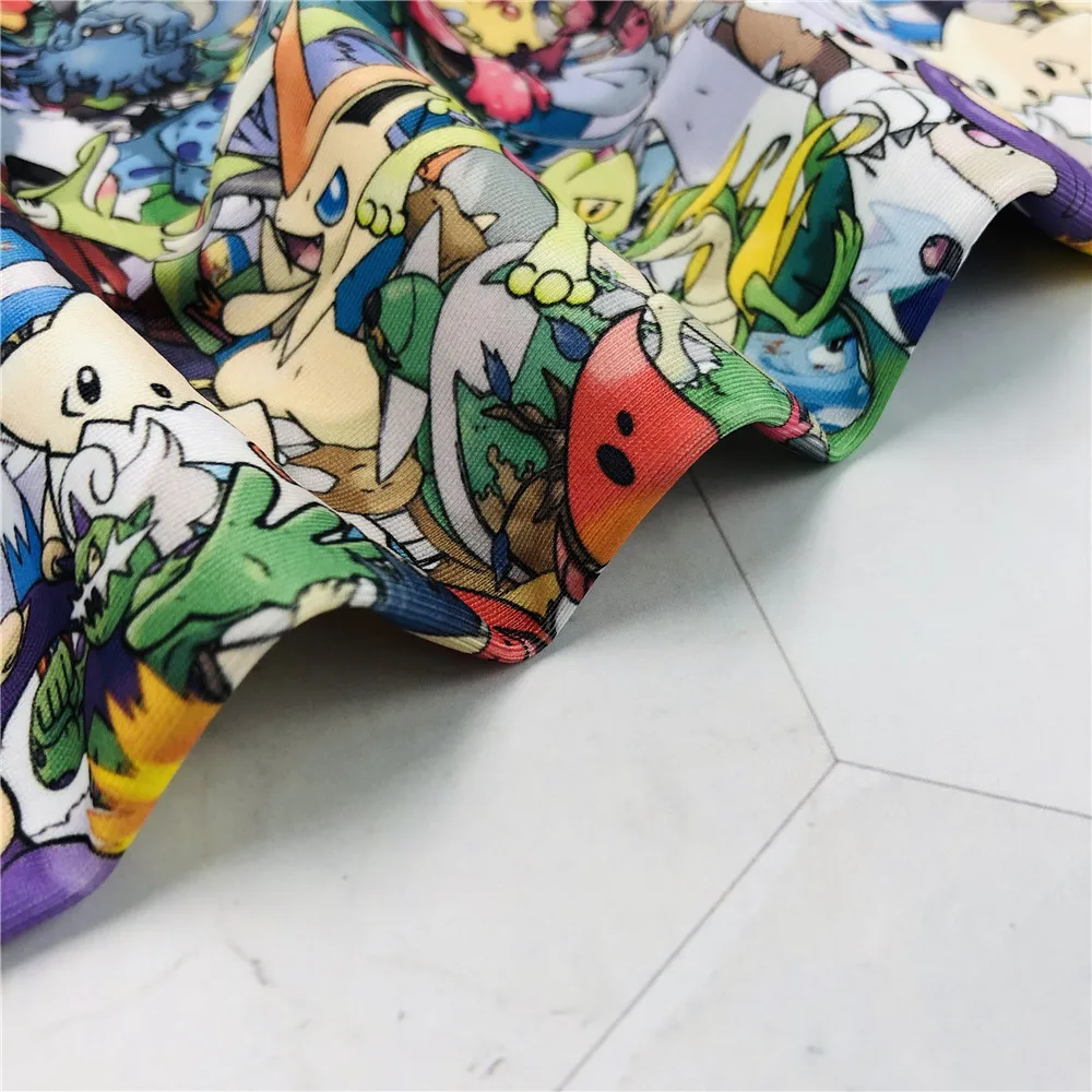 new arrival skin friendly polyester sun block digital printed SPF swim custom print poly fabric for summer