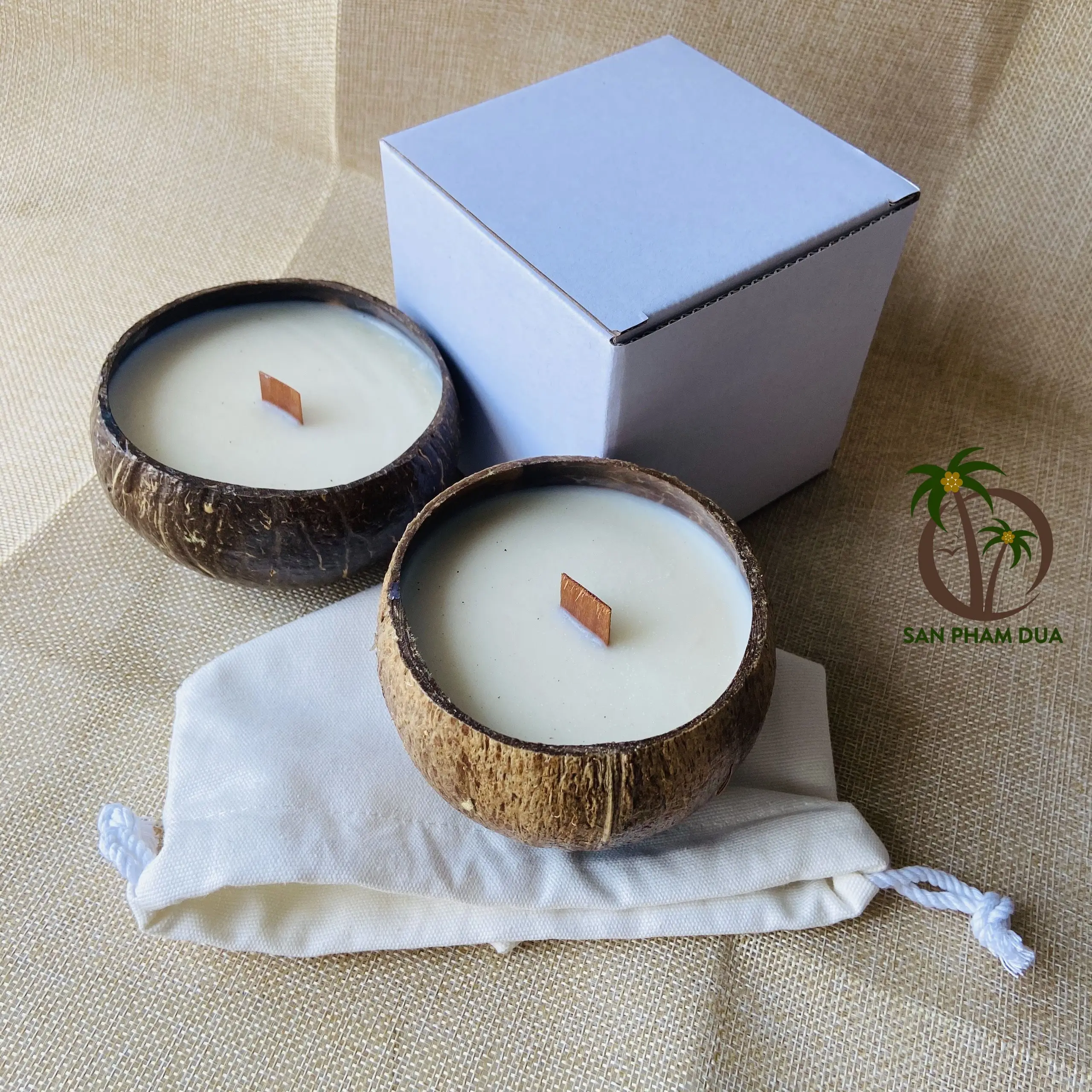 LUXURY COCONUT SOY WAX ECO FRIENDLY COCONUT CANDLE FOR GIFT WEDDING DECOR SCENT CANDLE BOWL
